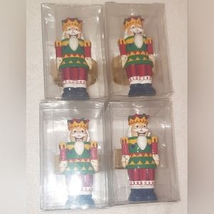 Nutcracker napkin ring holders